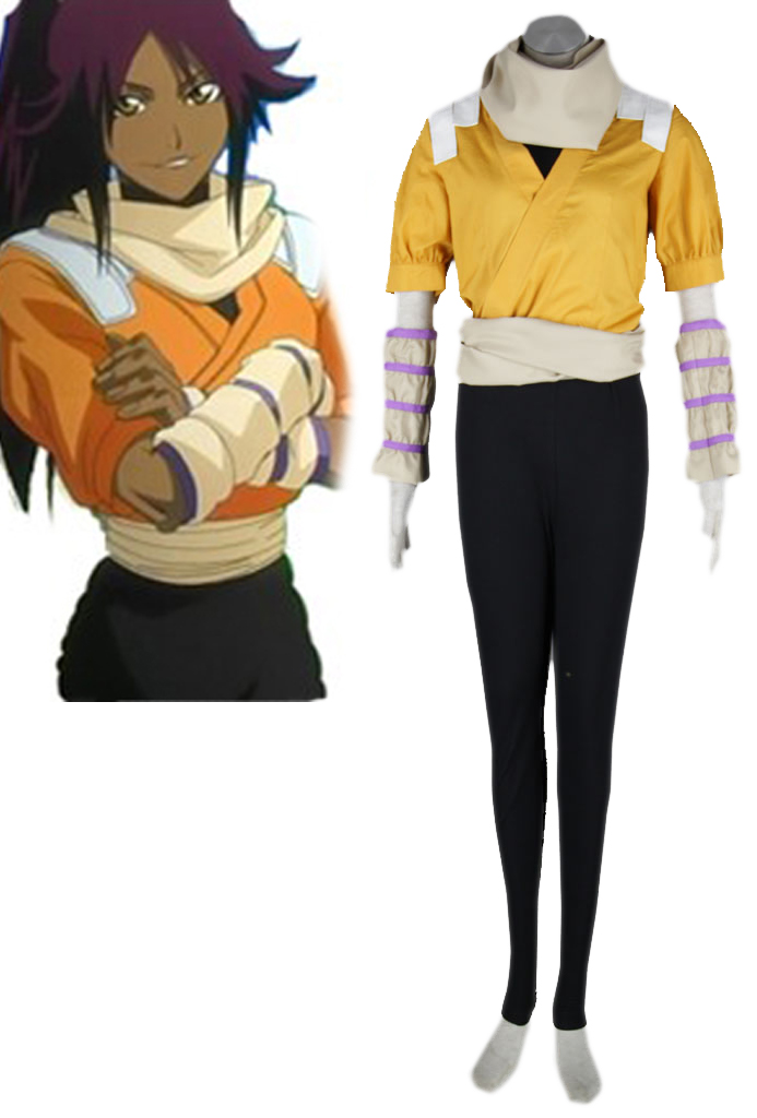 Bleach Yoruichi Shihoin Cosplay Costumes